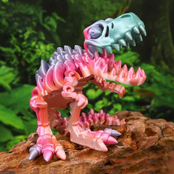 3D מודפס דינוזאור צעצוע שולחן עבודה קישוט לילדים בעלי חיים צלמית דגם דגי טנק גינון עיצוב הבית מתנה ליום הולדת 8 best sales דג תלת-ממדי - №1