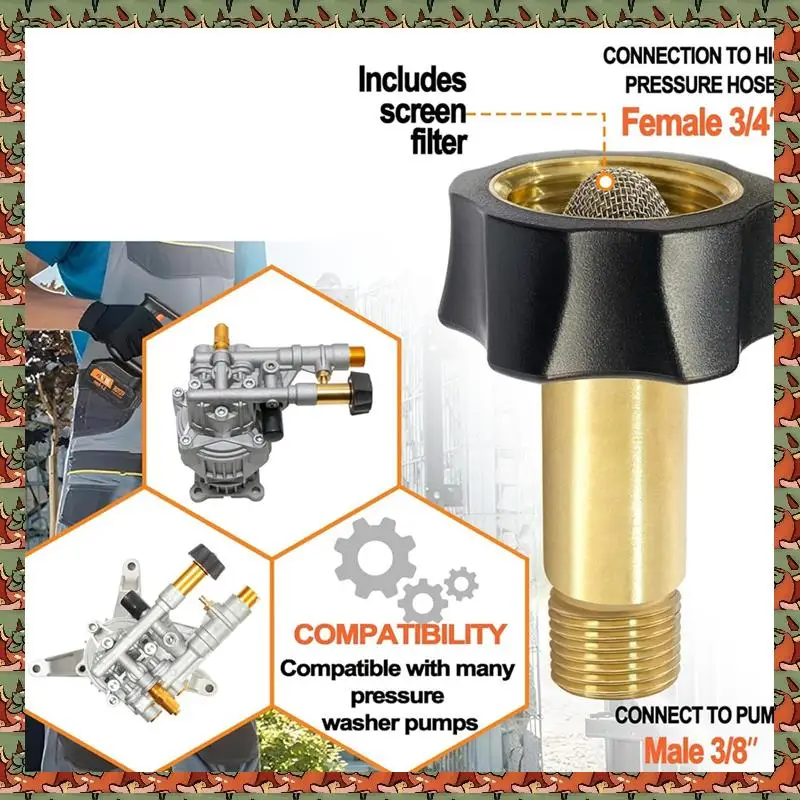 ABLQ Pressure Washer Pump Part 7110166 For Simpson Replacement Parts For Simpson Cleaning Pressure Washer Inlet Fitting