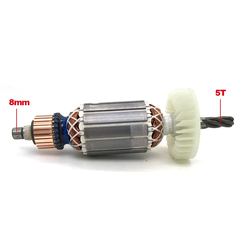 1Pc 5T AC220V Armature Rotor Motor ReplaceFor Hitachi DH24PC3 DH24PB3 Rotary Hammer 360720E Accessories Spare Parts Power Tool