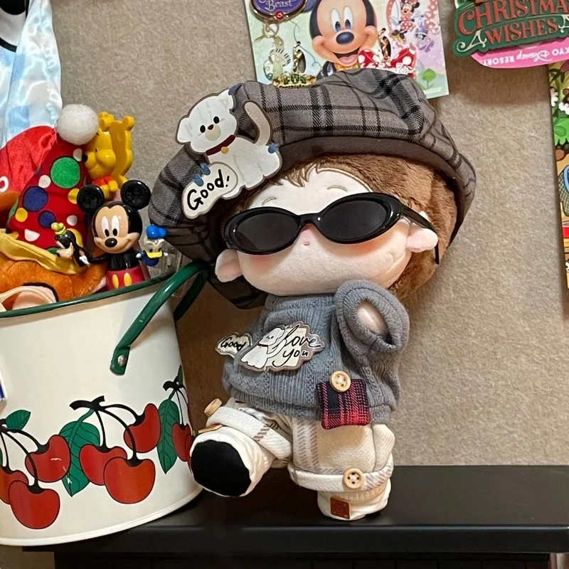 

Милый свитер для куклы Evelyn, шляпа, костюм для щенка, хлопковая кукла «сделай сам», без атрибутов, сменная одежда, кепки с героями мультфильмов, детские подарочные игрушки