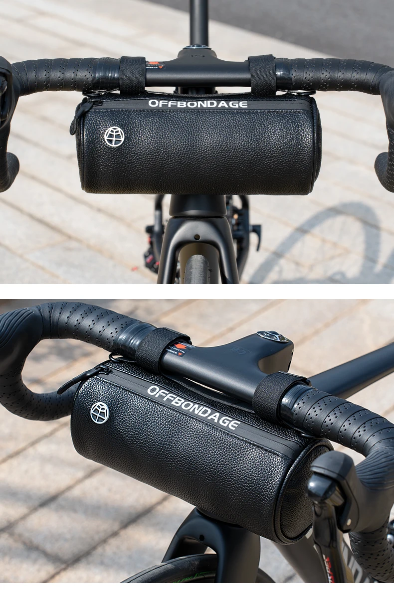 OFFBONDAGE Fahrradtasche Fahrrad-Fronttasche Wasserdichte Lenkertasche Tragbare multifunktionale Umhängetasche Fahrradzubehör – Detail 9
