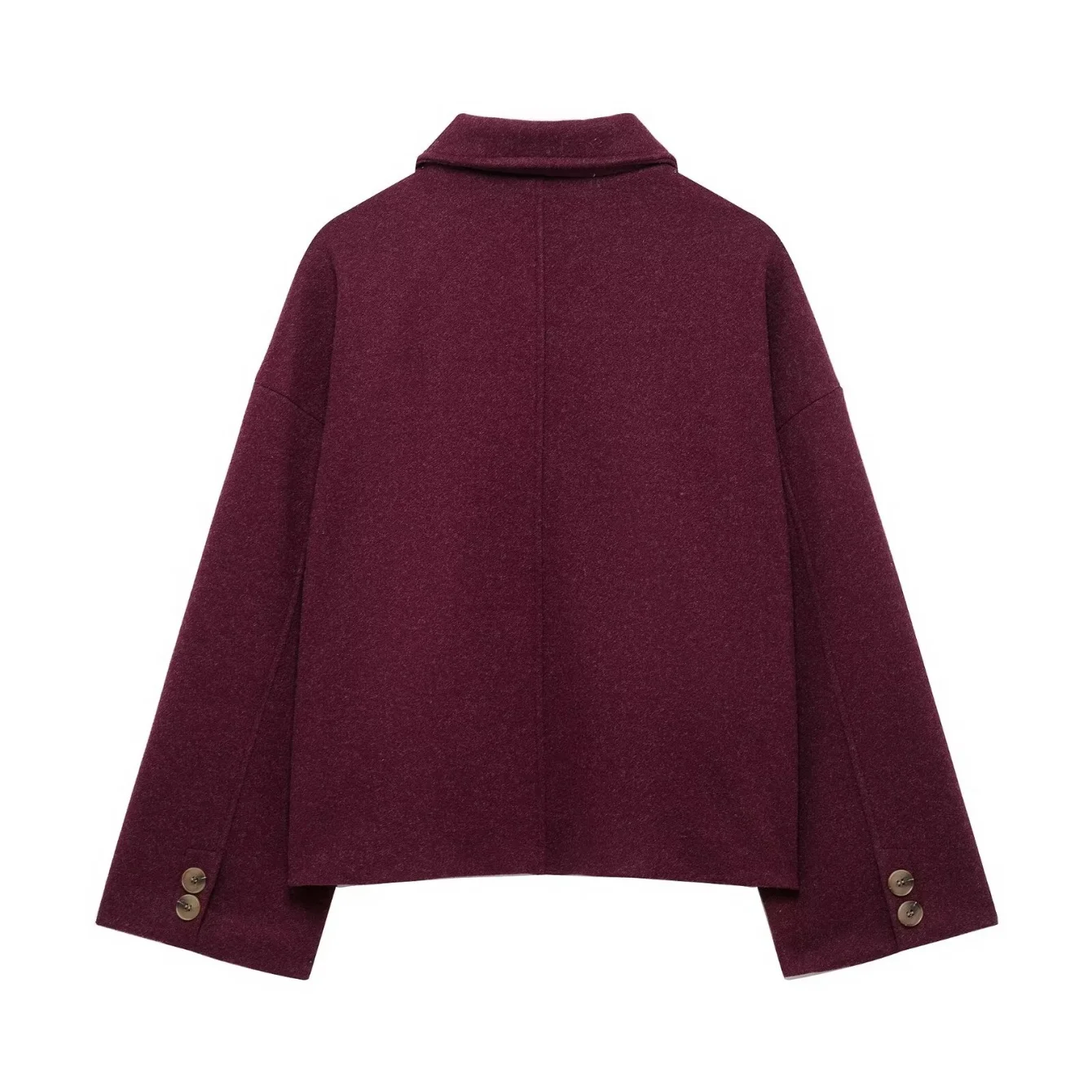 2025, herbst Neue frauen Jacken Mäntel Chic Lose Lange Ärmeln Warme Jacken Mode Elegante Frauen High Street Oberbekleidung