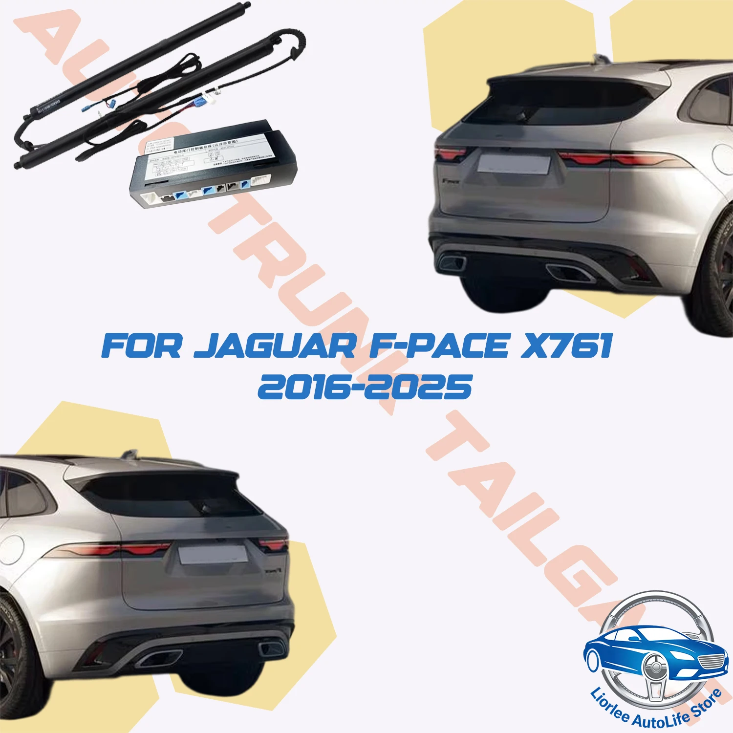 For Jaguar F-Pace  X761 2016-2025 Car Power Trunk Lift Electric Hatch Tailgate Tail Gate Strut Auto Rear Door Actuator
