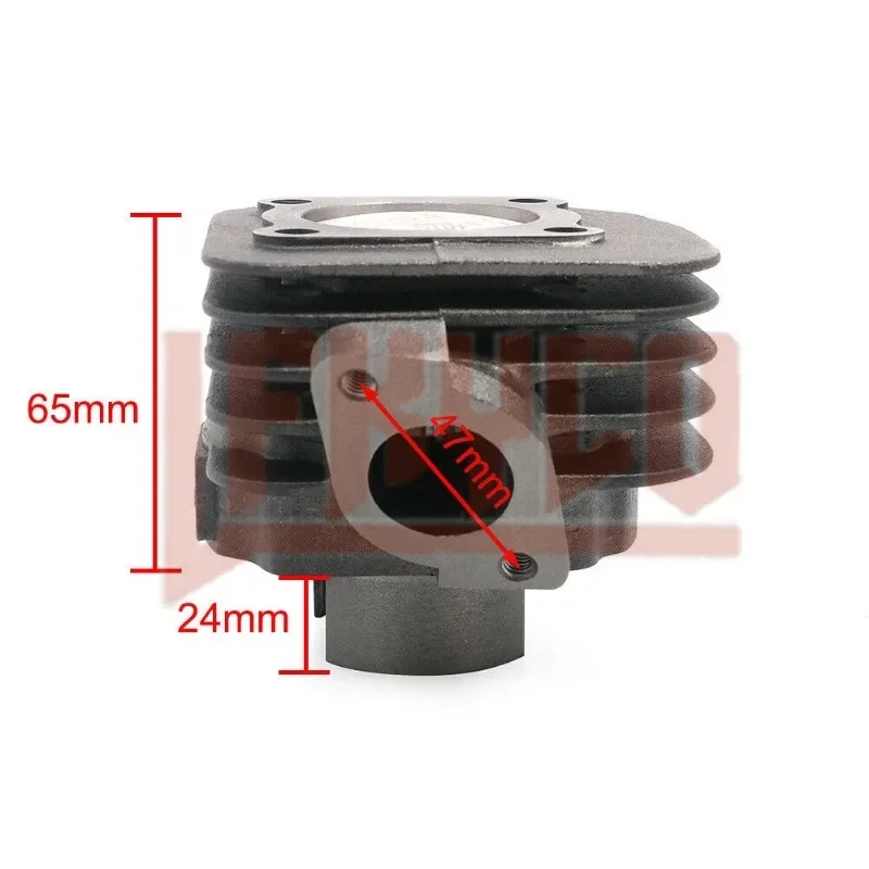 Zestaw pierścieni tłokowych głowicy cylindrów 47 mm do Yamaha 50CC JOG50 CY50 CG50 Vino 50 YJ50 XC50 Zuma 50 YW50 Big To 70CC — zdjęcie 5