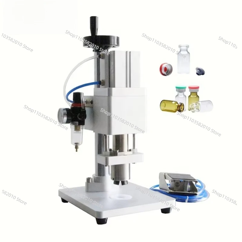 

Пневматическая укупорочная машина для бутылок, полуавтоматическая укупорочная машина, поворотная укупорочная машина