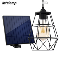 Solar Pendant Lights Indoor and Outdoor Super Bright IP65 Waterproof Solar Shed Lights for Bedroom Living Room Garden Patio