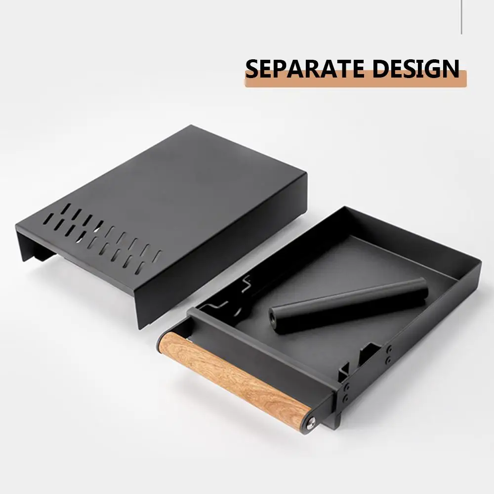 Metal Coffee Grounds Box Drawer Type Knock Case Storage Bucket Knocking Boxes Bar Grindings Container Tool