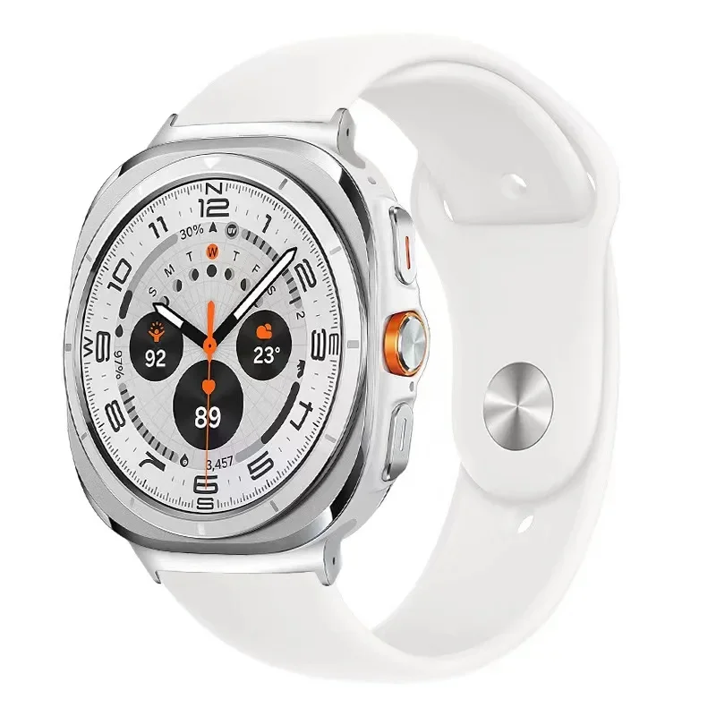 Soft Silicone Watchband For Samsung Galaxy Watch Ultra 47mm Sports Bracelet Wristband For Samsung Watch Ultra Correa Accessories