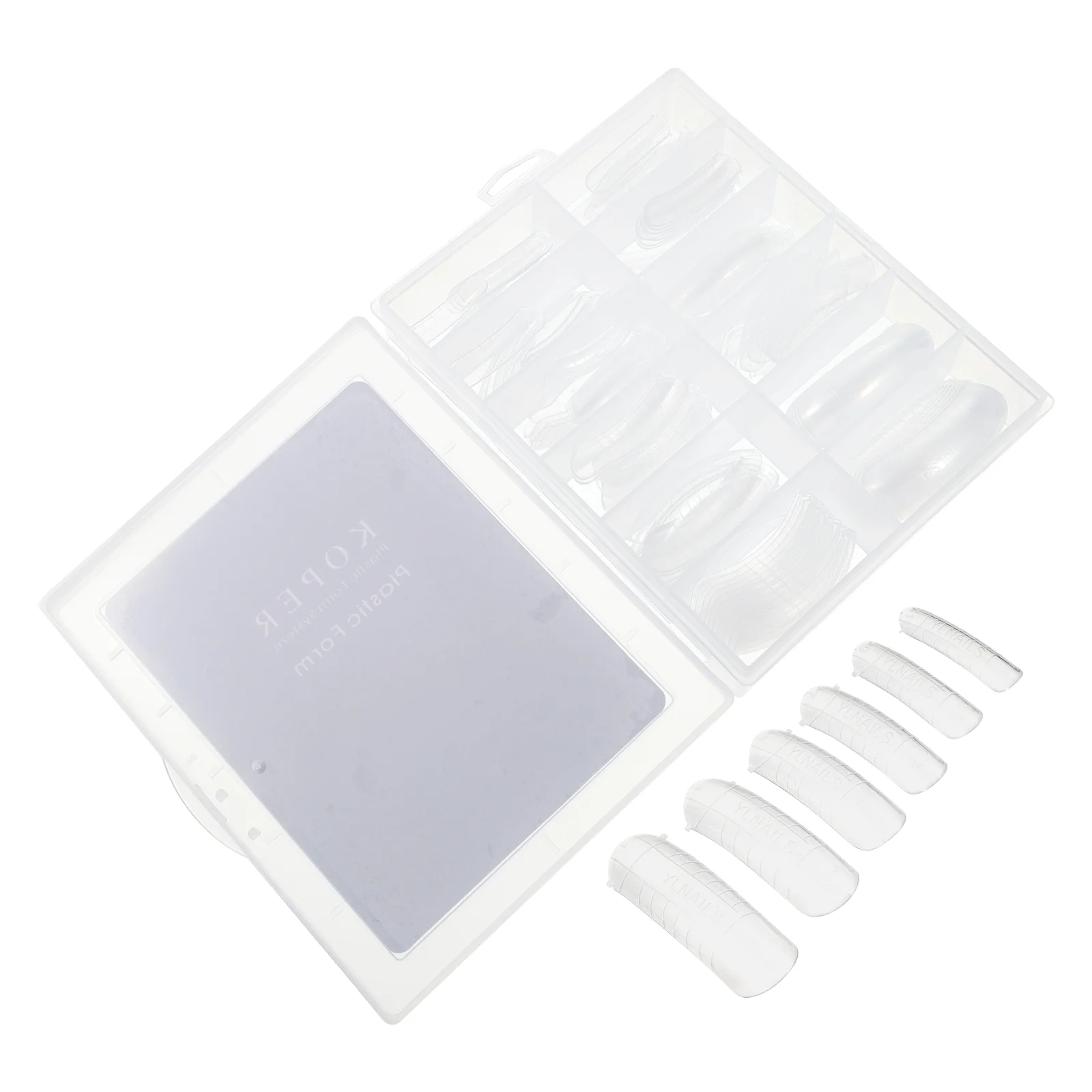 120 Pcs/Box Nail Seamless Piece High-quantity Nails False Durable Tips Clear Plastic Fake Press-on