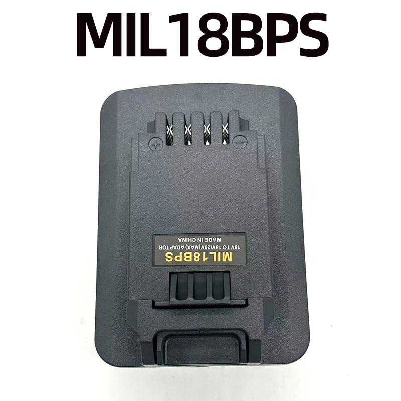 MIL18BPS Power Tool Battery Adapter for Milwaukee 18V Lithium-ion Batteries for Black&Decker/Porter-Cable/Stanley 20V Power Tool