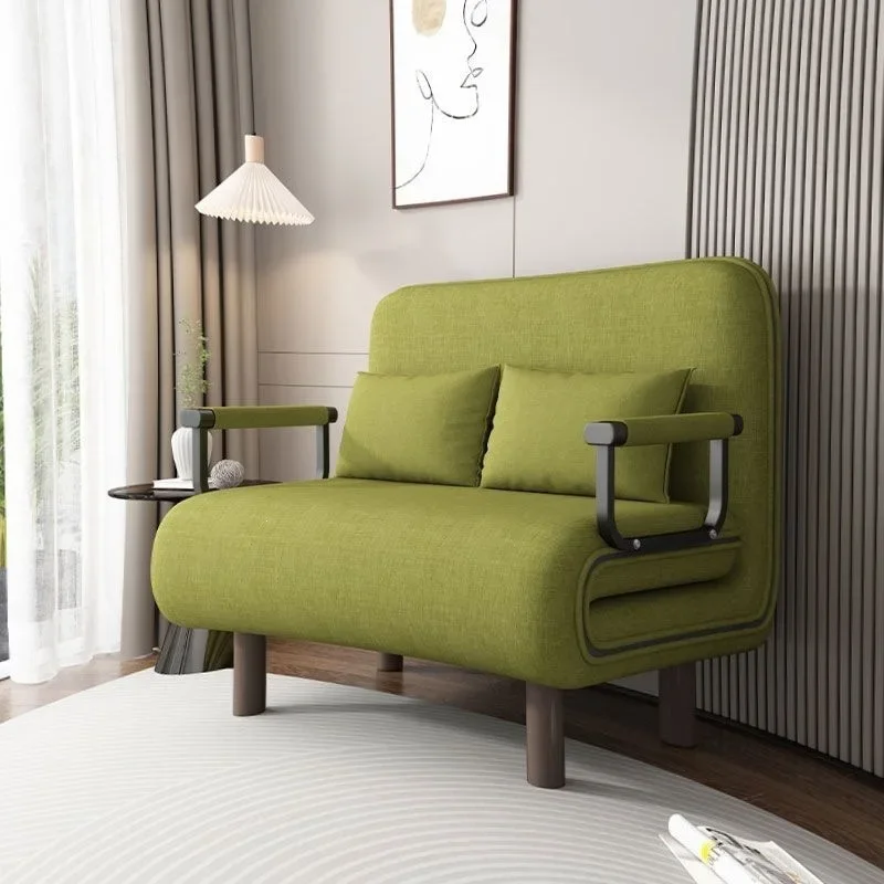 Multifunctional Living Room Retractable Telescopic Pull-out Sofa Bed Folding Sofa Bed Space Saving Small Apartment Balcony