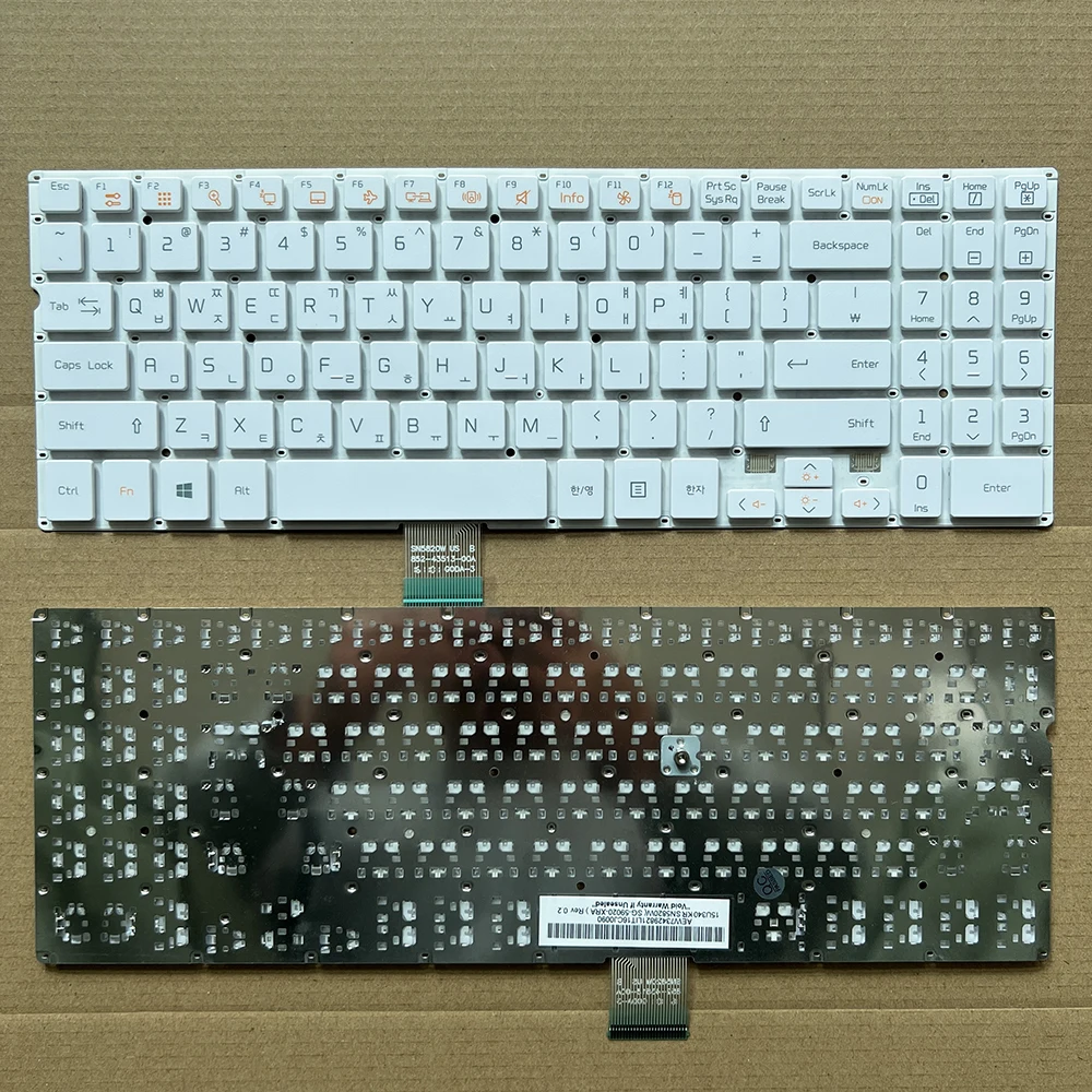 

15U340 Korean Keyboard for LG 15U340-E 15U340-L 15UD340 15UD340-E 15UD340-L Notebook KR White