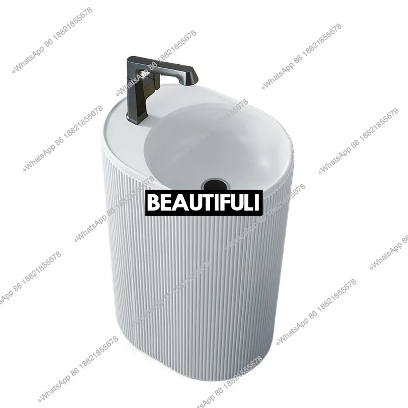 

Встроенный умывальник от пола до потолка Умывальник-колонна Villa Овальный умывальник