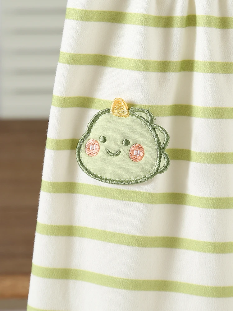 طفل الخريف مجموعة جديدة الربيع والخريف نمط الذكور والإناث الطفل ديناصور نزهة طويلة الأكمام السراويل الطويلة قطعتين مجموعة