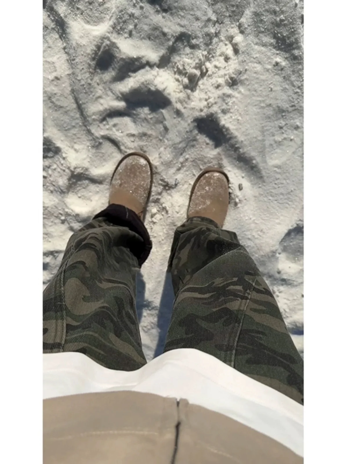 

American Retro Camouflage Pants Men's Autumn Winter Fce Vibe Logging Jeans Micro Flared Deconstructed Patchwork Workwear D...