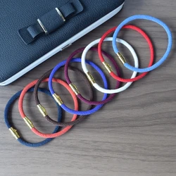 2024 New Multi Color Milan Rope Magnetic Buckle Bracelets for women men Friendship Simplicity Jewelry Luxury Gift Wholesale