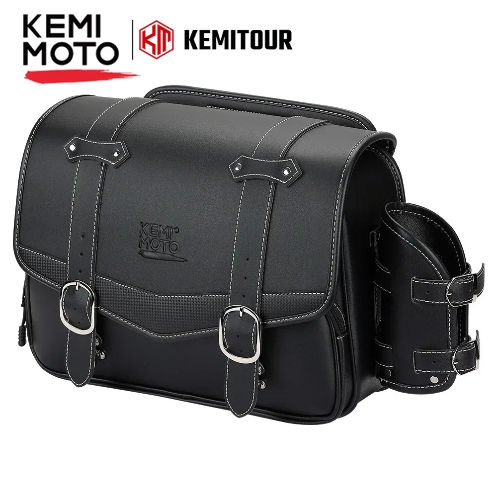 Sacoche de selle de moto 15L étanche, sac latéral universel pour Honda Rebel 500 250 1100 pour XL883L XL1200NS, accessoires