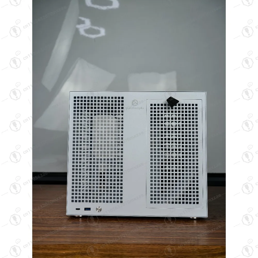 

8-Bay NAS Chassis for MATX Motherboard, Supports ATX PSU & PCIe Backplane, 21.8L Compatible with Synology Systems(Black, White)