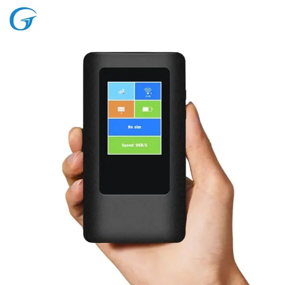 5G 高速ポータブル WiFi LED OEM WiFi5 Type-C 5g ルーター Sim カードスロット付き 5g Cpe 4400mAh 5g モデム 5g ルーター