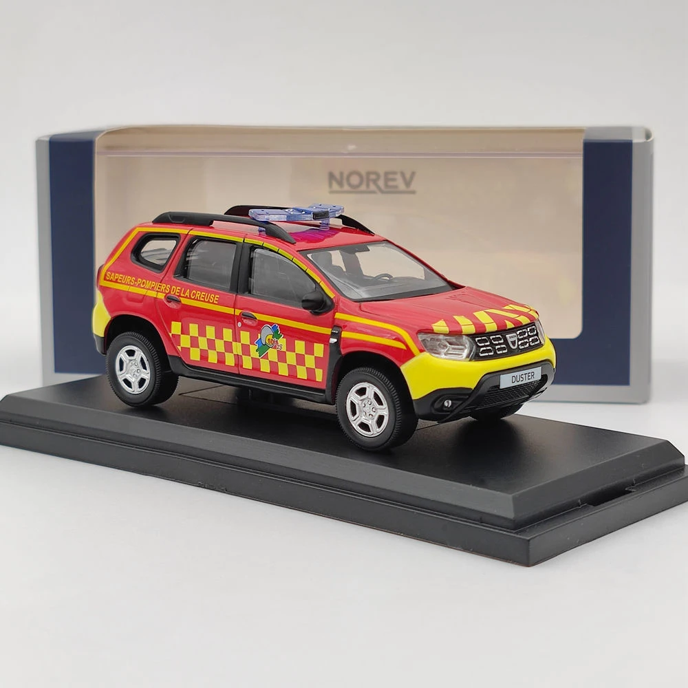 Norev 1/43 Dacia Duster 2020 Sapeurs Pompiers De La Creuse Diecast Models Car Christmas Gift Limited Collection