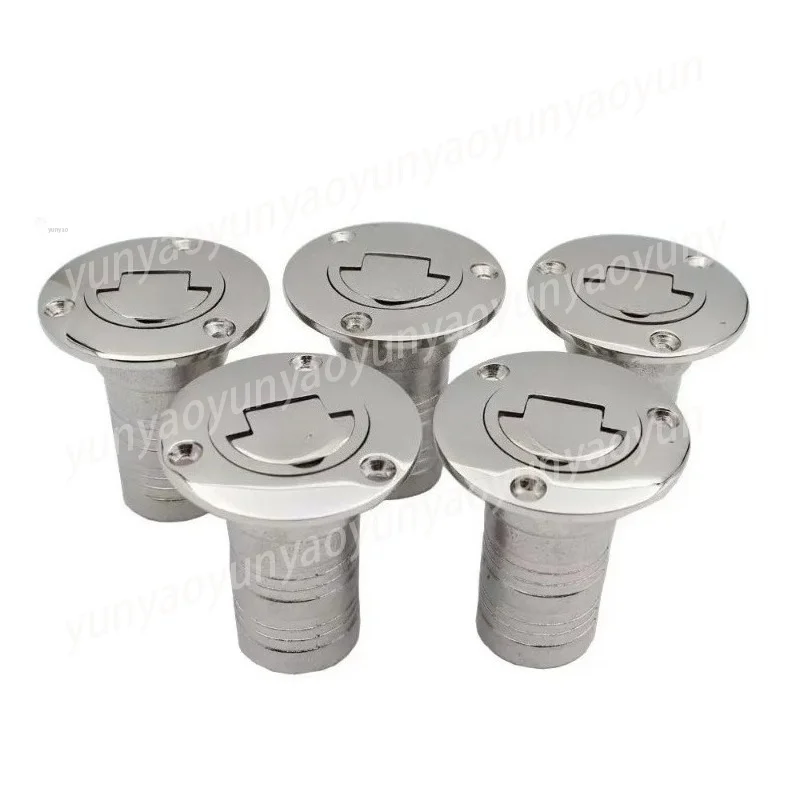 1 Yacht 316 Stainless Steel Marine Keyless Water Outlet, Hardware Fittings, Suitable for 1.5 Inch (38mm) Pipes