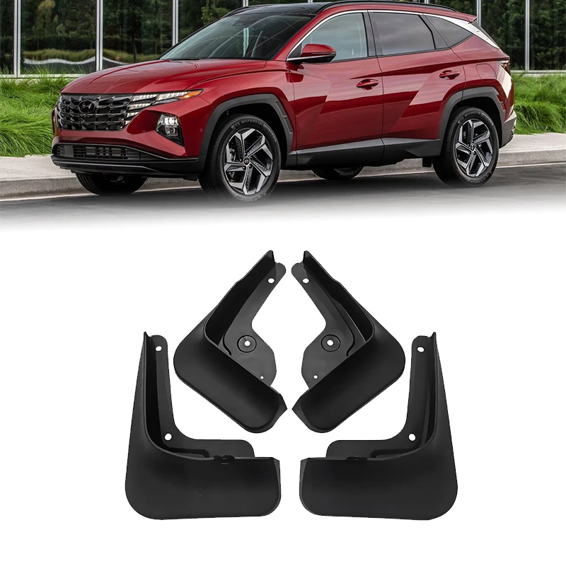 Guardabarros de coche para Hyundai Tucson NX4 2021-2023 protectores contra salpicaduras delanteros y traseros guardabarros accesorios de coche guardabarros bengalas