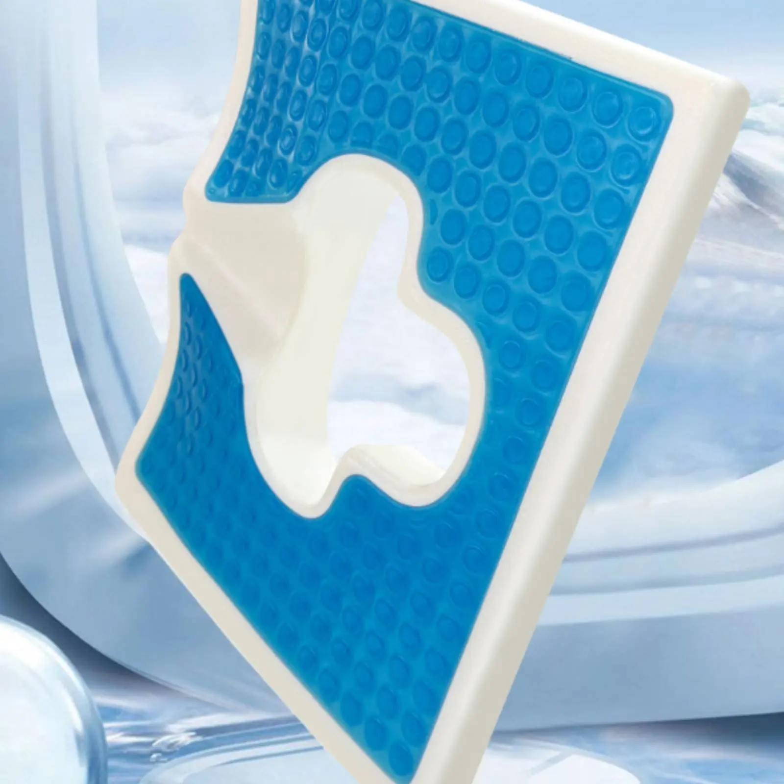 

Viscoelastic Foam Seat Pad Breathable Ergonomic Coccyx Pad Seating Accessory Slow Recovery for Students, Gaming