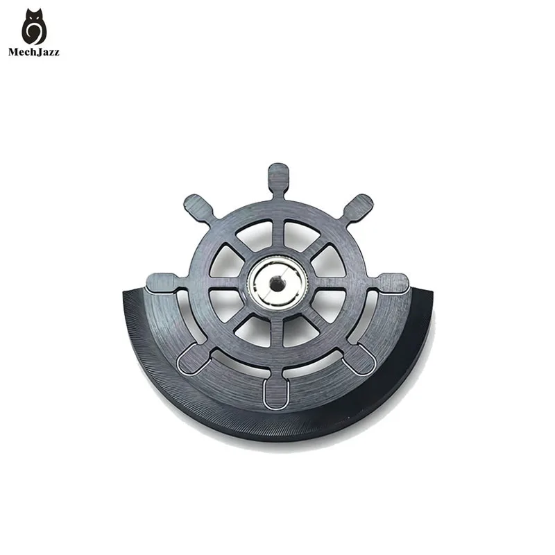 MechJazz Black Rotor NH35 Automatic Hammer, Fits NH34 NH35 NH36 NH38 4R35 7S26 Watch Movement Rotor Replacement Parts