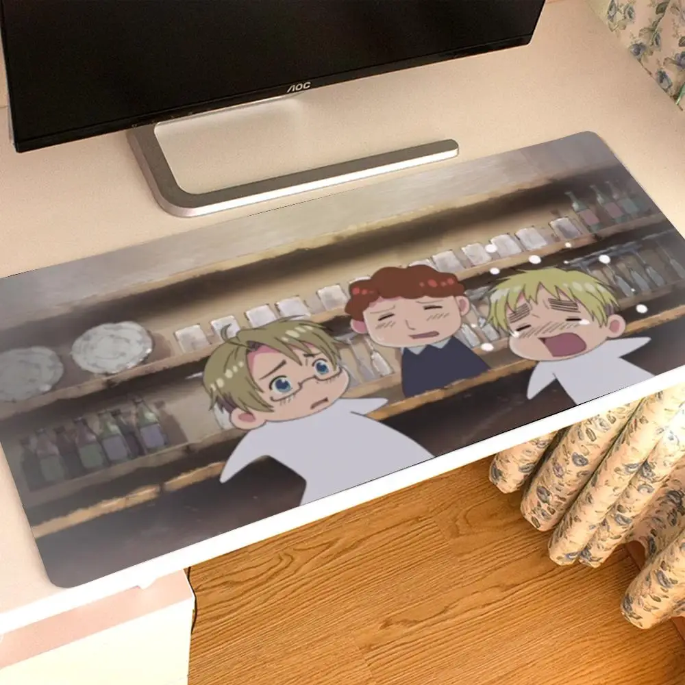 Mouse Pad His English anime 900x400mm Laptop Computer Japan AnimeOffices Custom Made Mouse Pad Gaming Mouse PC Accessories pad