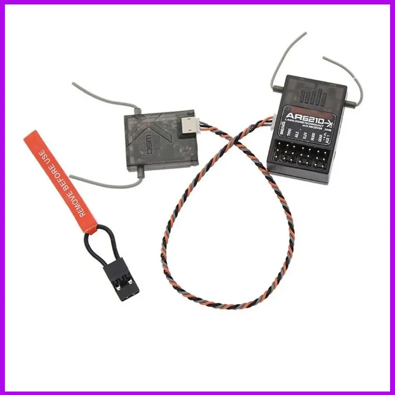 DSMX 6 CH AR6210 RC استقبال RX ث/دعم الأقمار الصناعية لراديو DSM2 SPEKTRUM DX6i DX7 DX8 DX9 JR DSX6 DSX7 DSX8 RC الارسال #1