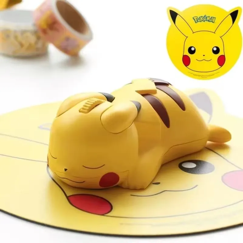 

Pikachu Pokemon Anime Figure Pc Computer Laptop Bluetooth Wireless Mouse Kawaii PokéMon Figurine Doll Mouse Mat Cute Gifts Toys