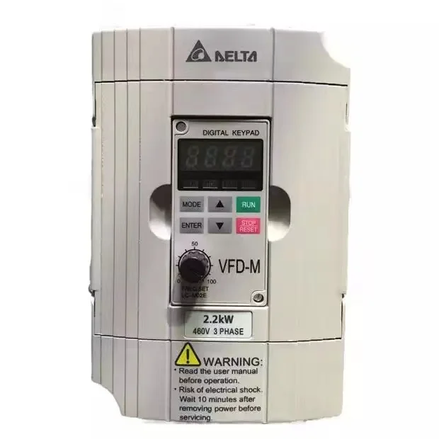 Новая оригинальная серия VFD-M l VFD004M21A VFD015M21A 220 В/380 В 0,4 кВт/0,75 кВт/1,5 кВт/2 кВт/37,7 кВт/5,5 кwinverter