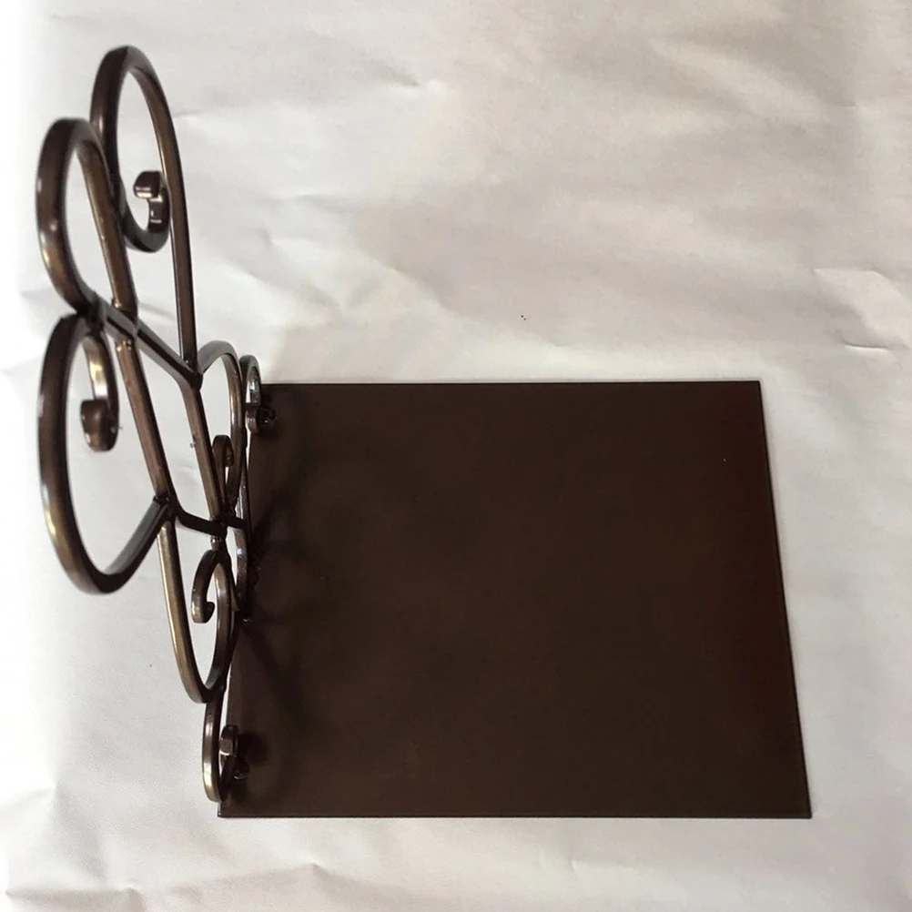 

Retro Reading Shelf Book Stand Vantage Bookends Frame Stationery Metal Frames Creative Organiser
