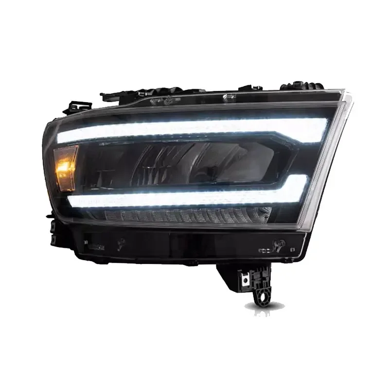

1 пара светодиодных фар в сборе для Dodge RAM 1500 2500 3500 2019-2021, фары Plug and Play с полностью светодиодными передними фарами