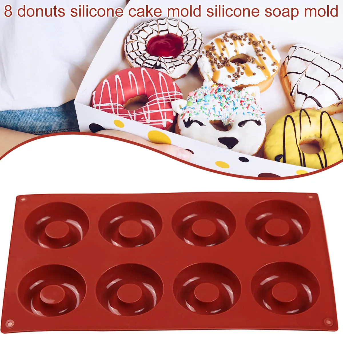 Donut Mold 8 Slots …