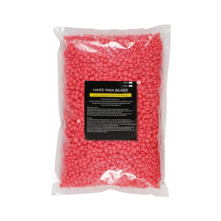500 g/pak Wax Bonen Ontharingscrème Hot Film Pellet Verwijderen Bikini Gezicht Haar Benen Arm Ontharing Bean Unisex Ontharing