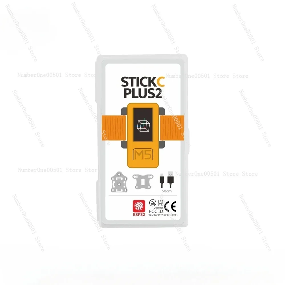 

M5StickC PLUS2 ESP32-PICO Mini IoT Комплект разработки ИК и Wi-Fi 1,14-дюймовый TFTS-экран IoT Контроллер 1,5 ТБ Набор наручных часов