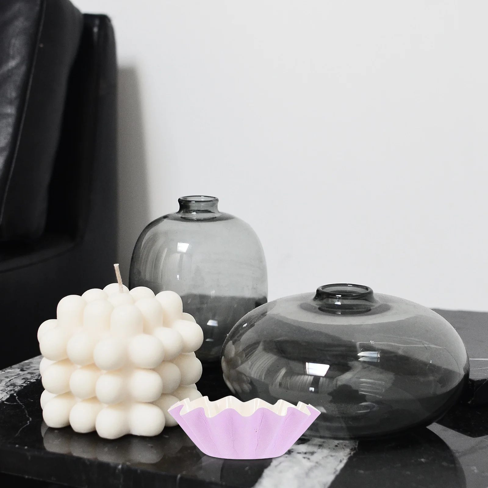 

50 Pcs Heating Aromatherapy Tray Wax Warmer for Scented Plate Melt Liners Burner