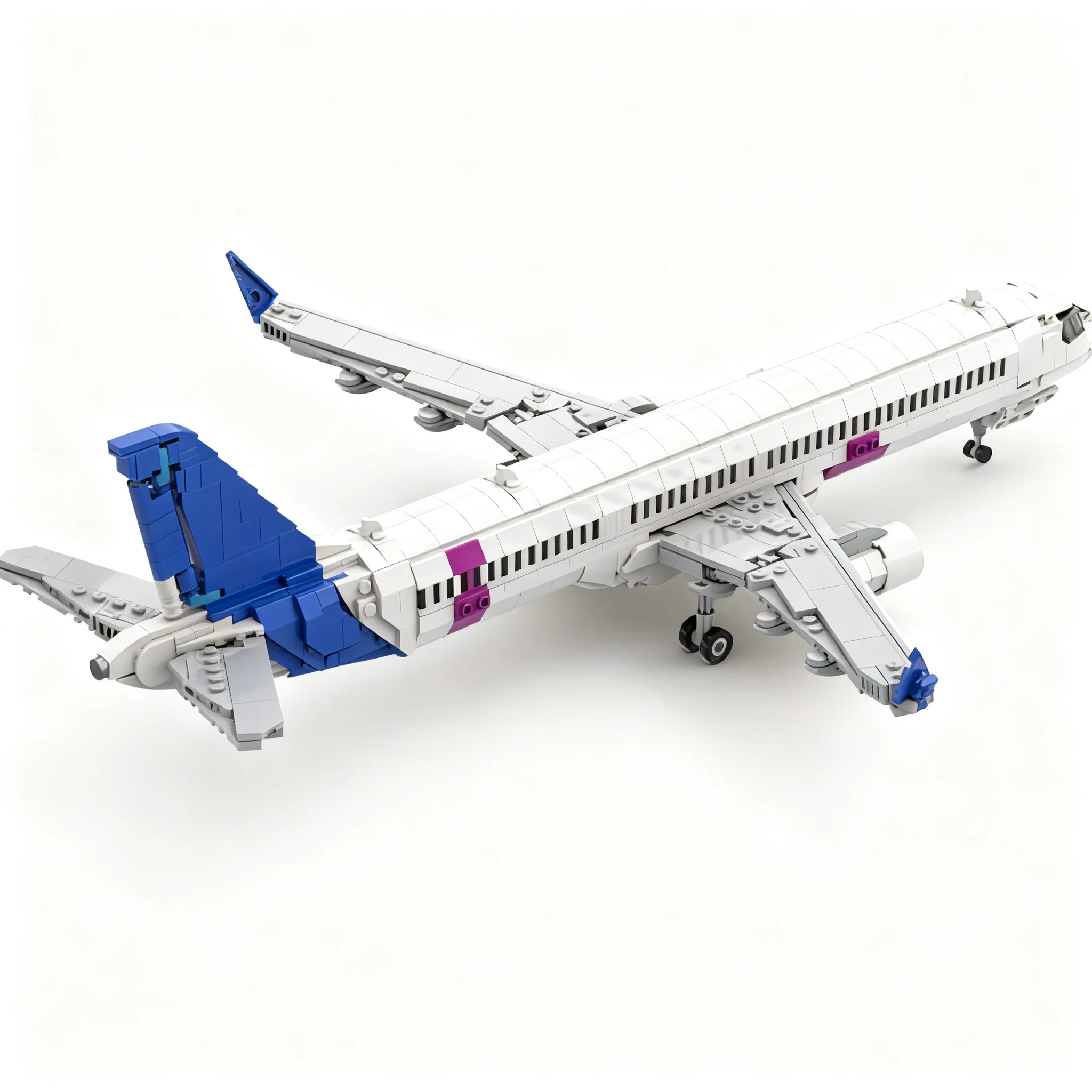 1254 pezzi MOC Airbuss A321 XL - Art Craft Building recensione e prezzo