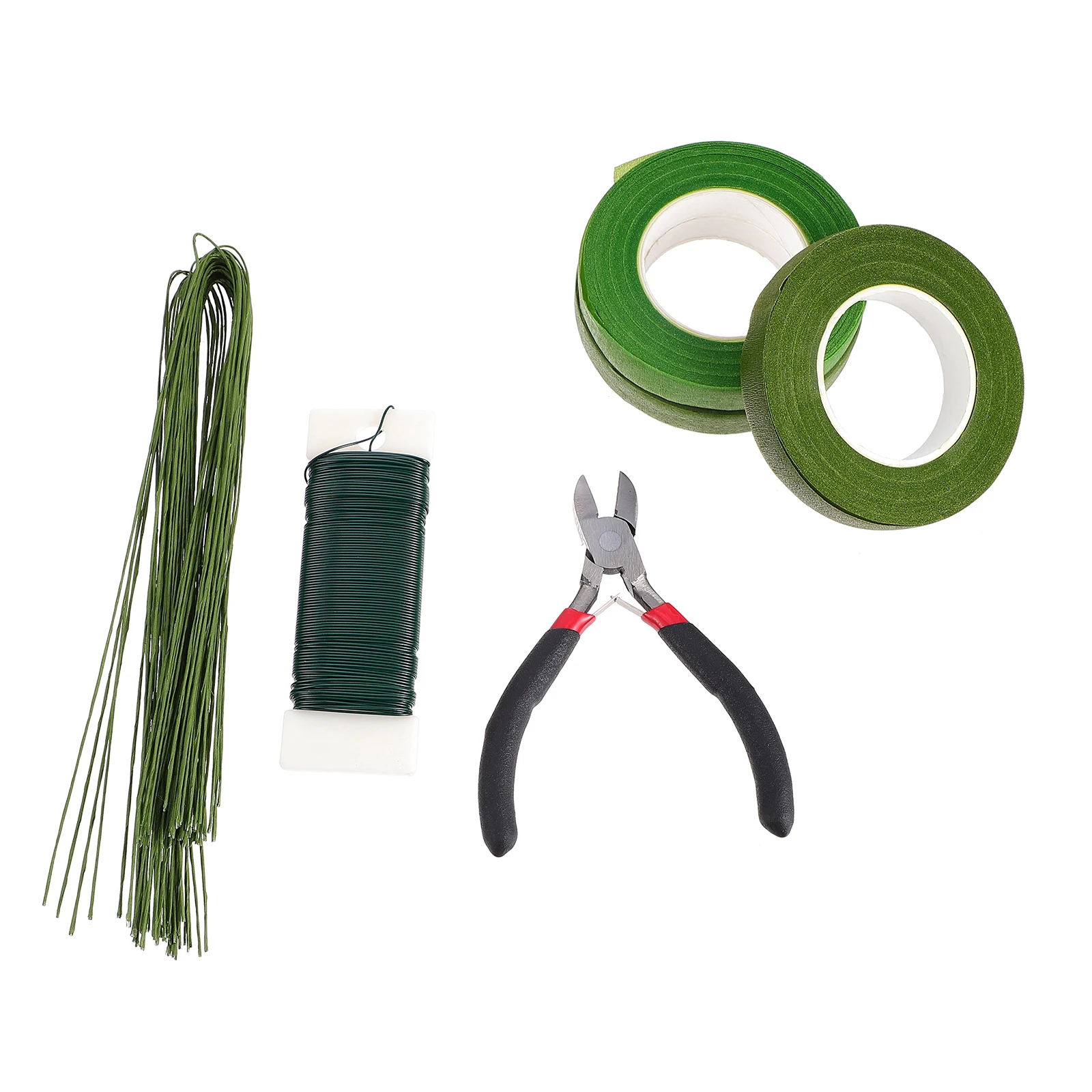 花テープセットプラスチックテープツールキットフラワーアレンジメントツール幹ワイヤーブーケ DIY 工芸家の装飾強力な伸縮性