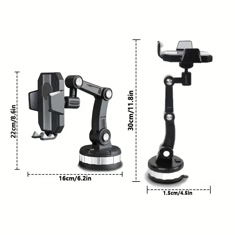 Supporto per telefono da auto ventosa supporto per ventosa supporto per cellulare per Smartphone in staffa per auto per iPhone Xiaomi Huawei Samsung