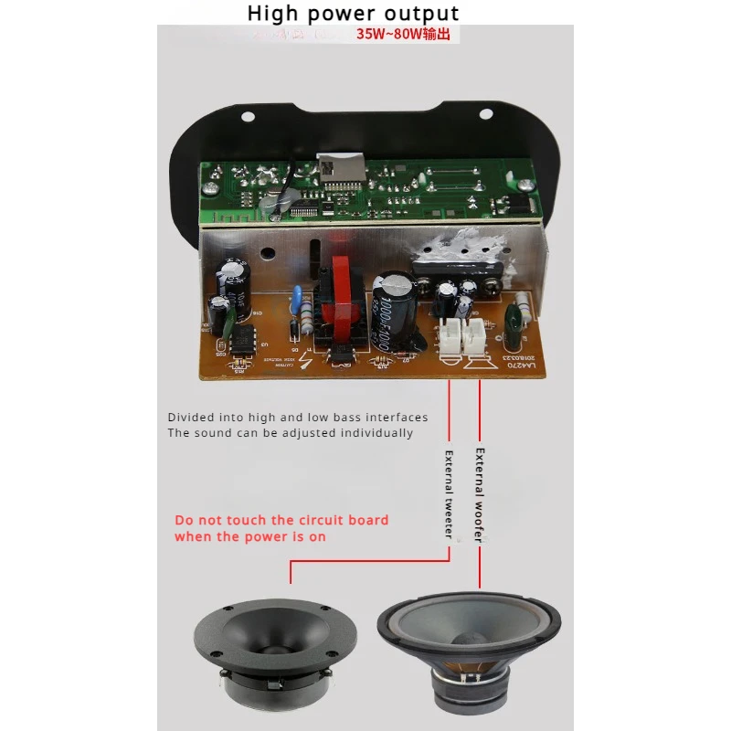 Car Audio Subwoofer 12V24V220v Bluetooth Amplifier Board Speaker Motherboard Car Audio System Bookshelf Speaker Amplifier Board