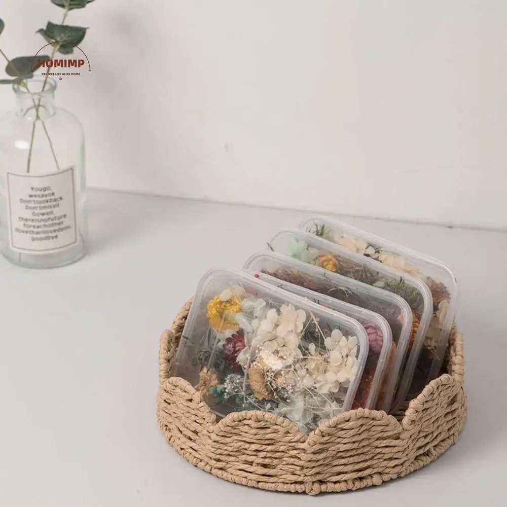 

Japanese Style Fan-shaped Storage Basket Handmade Decorative Hand Woven Basket Eco-Friendly Paper Rope Basket Toy Organizer