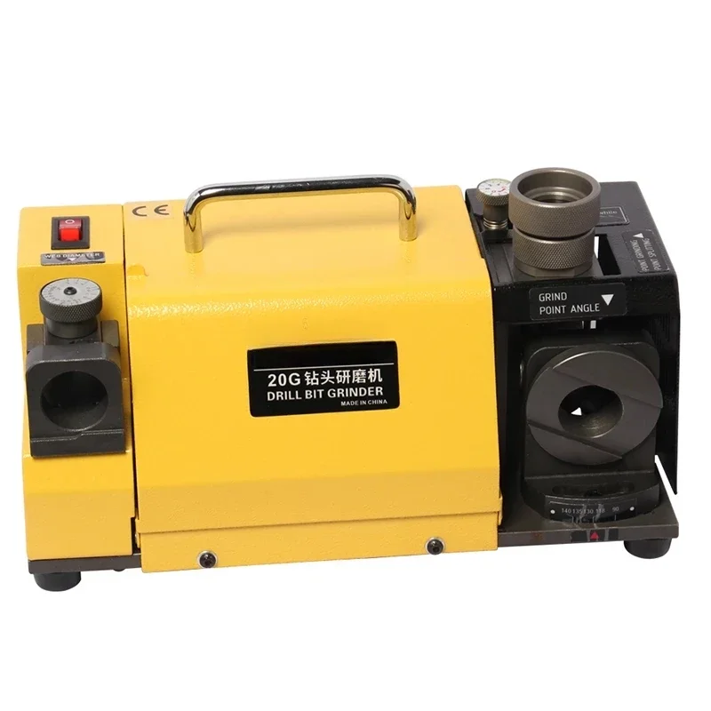 MR-20G Портативная шлифовальная машина, точилка для сверл, универсальная машина для заточки инструментов 3-20 мм