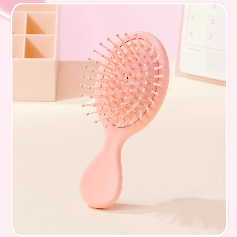 Sanrio Cartoon Pattern Air Cushion Comb Hello Kitty Airbag Cushion Comb Kuromi Cinnamoroll Y2k Things Black Portable Combs Girls