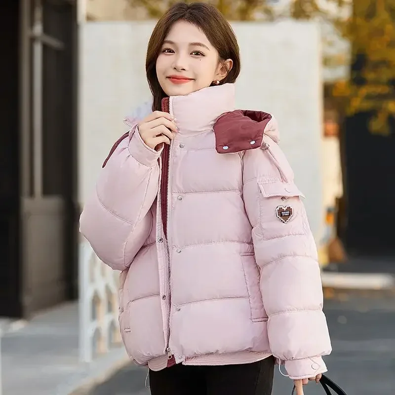 Winter Women's Cold Coat Parkas Super Hot Coats Hooded Cotton Padded Jacket Puffer Jackets Womens Winter Clothing Streetwear