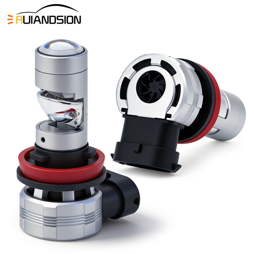 

H7 H11 LED Fog Light Bulbs 6000K Cool White 25W 12V 2500LM Super Bright Fog Lamp Replacement for Car Truck SUV Plug and Play 2PC