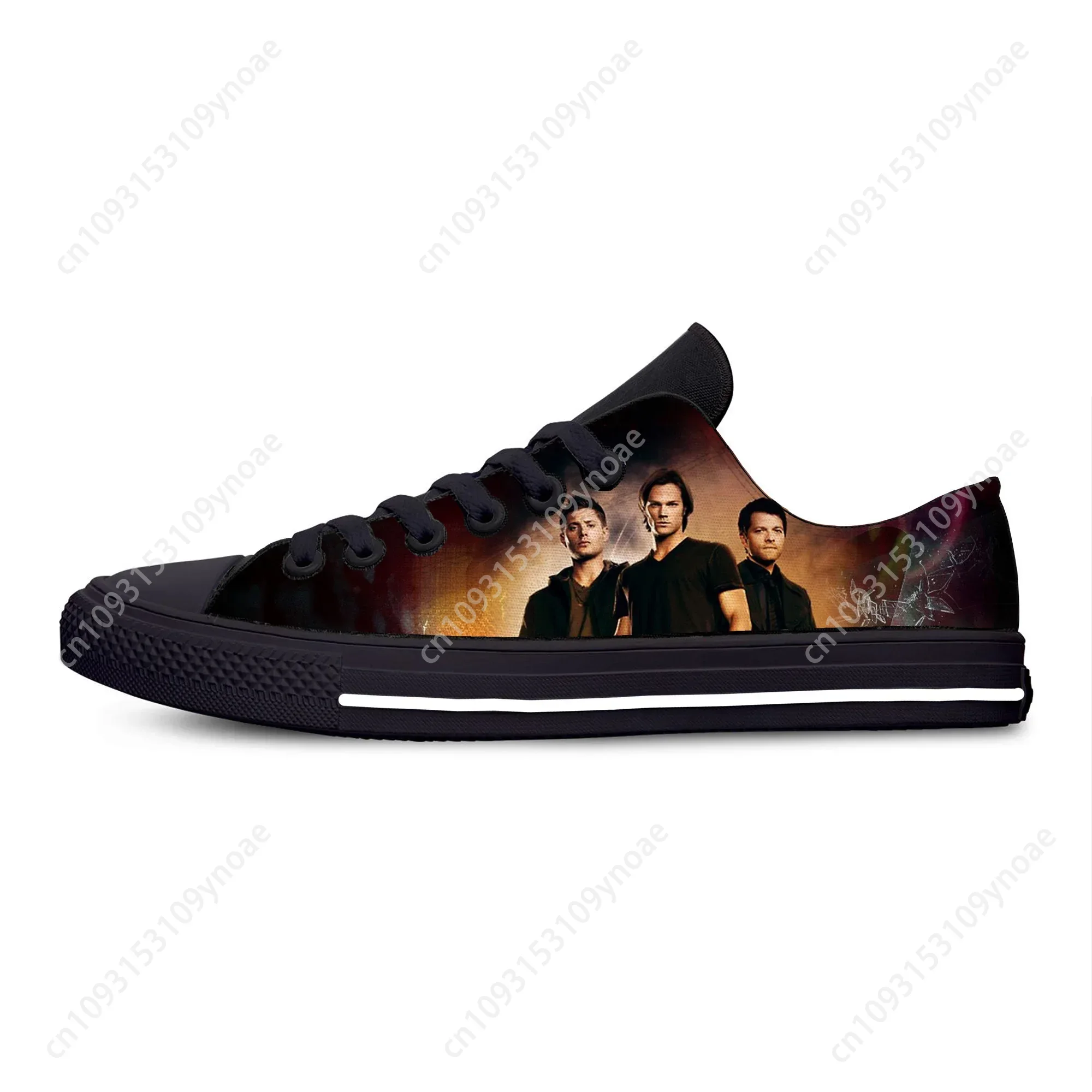 

Hot Supernatural Winchester Bros Fashion Funny Cool Casual Shoes Low Top Lightweight Men Women Sneakers Breathable Board Shoes