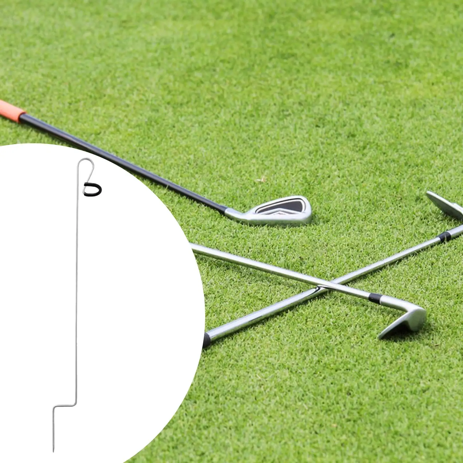 

Держатель для клюшки для гольфа 38 дюймов Легко носить с собой Мягкая силиконовая стойка для держателя клюшки