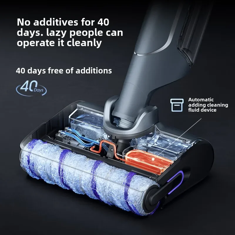 NARWAL S2 Pure Automatic complemento de detergente, planchado y secado inalámbricos de alta temperatura, aspiradora de tres facturas